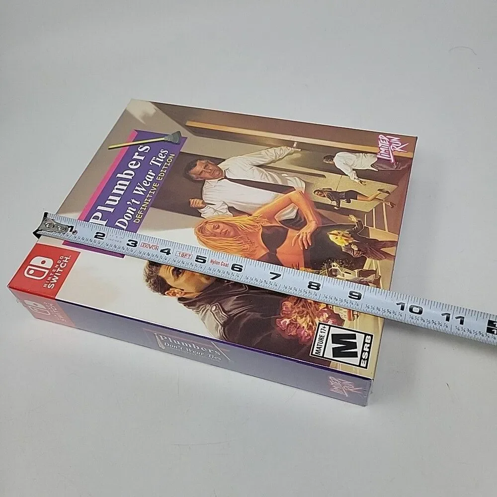 Plumbers Dont Wear Ties Switch Collector's Edition Limited Run #204 Big Box